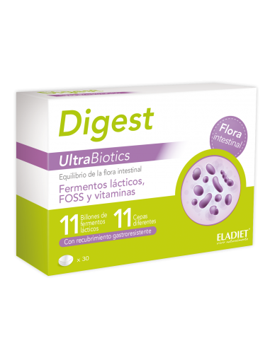 Digest Ultrabiotic 30 Comprimidos de Eladiet