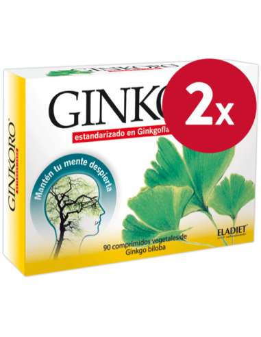 Pack de 2 uds Ginkoro 90Comp de Eladiet