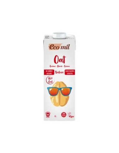 Ecomil Bebida Vegetal De Avena 1Lt 6Uds. Bio de Almond