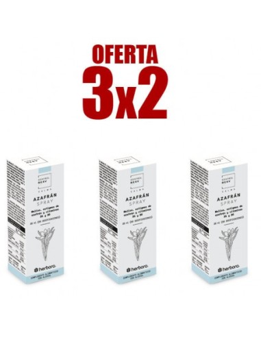 Pack 3x2 Azafran Spray 30Ml. de Herbora