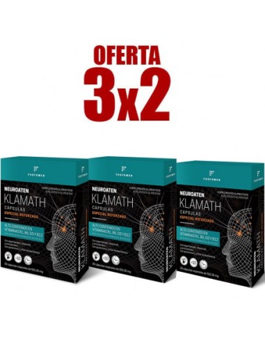 Pack 3x2 Fosfomen Neuroaten Klamath 30Cap. de Herbora