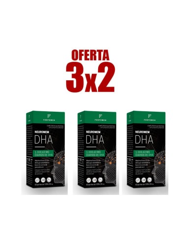 Pack 3x2 Fosfomen Neuromen Dha 60 Perlas de Herbora