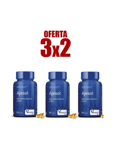 Pack 3x2 Venarol Ten Ajesol 90 Perlas de Herbora