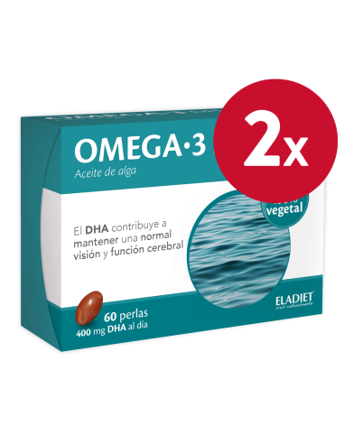 Pack de 2 uds Omega 3 Dha 60Perlas de Eladiet