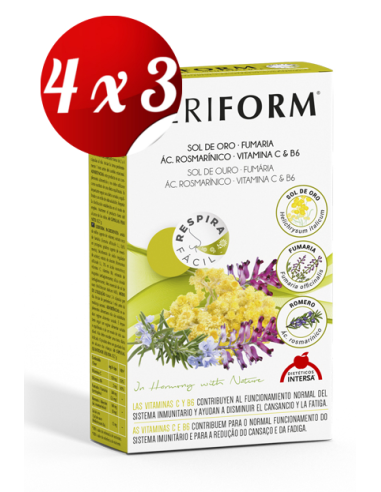 Pack 4x3 Leriform 60 capsulas de Intersa