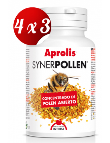 Pack 4x3 Synerpollen 60 capsulas de Intersa