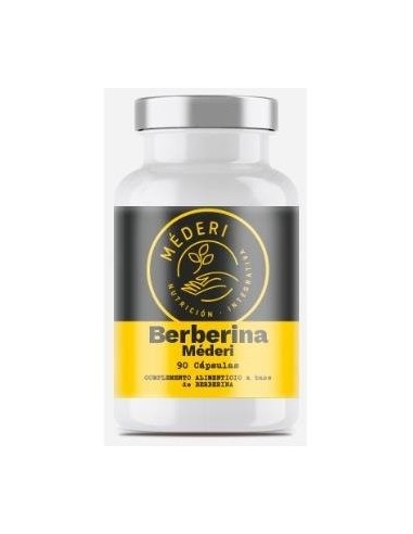 Berberina (90 Cápsulas Vegetales) De Mederi Nutricion Integrativa