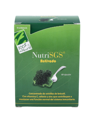 NutriSGS® Activado (Sulforafano glucosinolato). Caja con 60 cápsulas (en blíster)