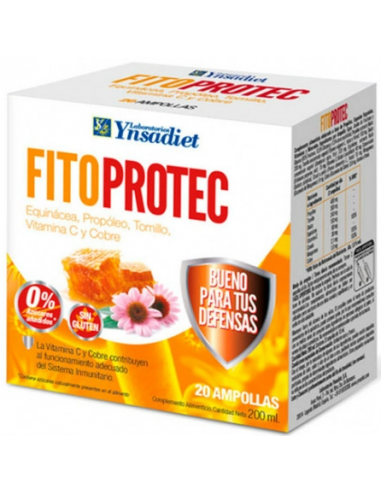 Fito Protec Con Echinacea 20 Ampollas de Ynsadiet