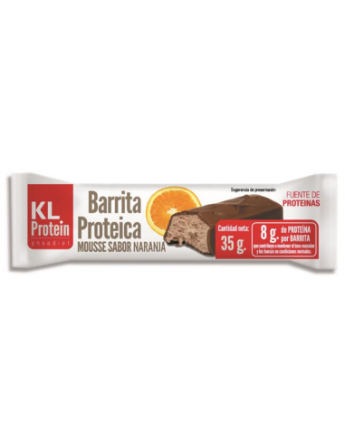 Barrita Kl Protein Naranja-Mousse 1 ud de Ynsadiet