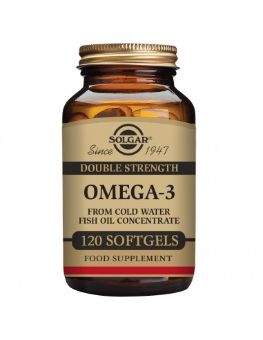 Omega3 Doble Concentración  120 cápsulas blandas Solgar