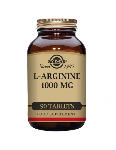 L-arginina 1000 mg  90 comprimidos Solgar