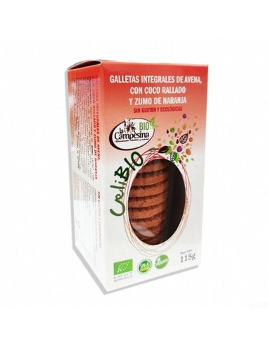 Celibio Roja Galleta Avena Coco Naranja 115 Gramos La Campesina