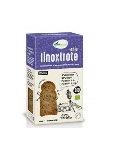 Pan Linoxtrote Con Chia Integral Bio Caja de Soria Natural