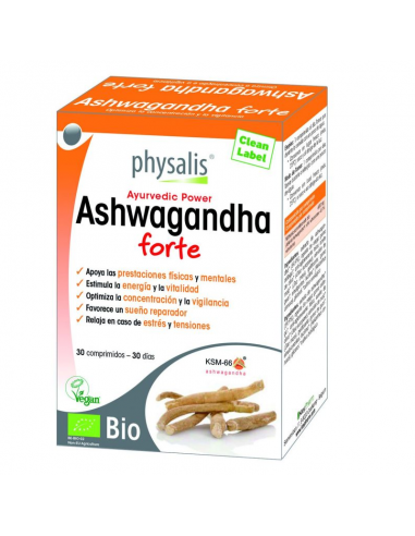 Ashwagandha Forte Bio 30 comprimidos Physalis