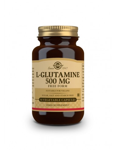 L-glutamina 500 mg  50 cápsulas vegetales Solgar