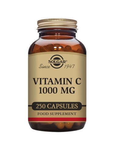 Vitamina C 1000 mg con Rose Hips   250 comprimidos Solgar