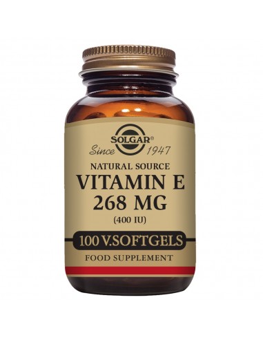 Vitamina E 400 UI  100 cápsulas blandas Solgar