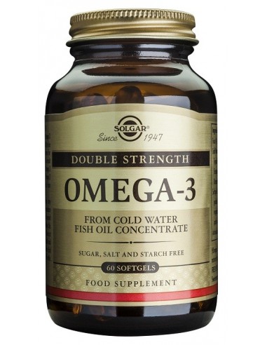 Omega3 Doble Concentración  30 cápsulas blandas Solgar