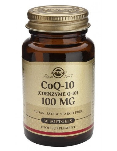 CoQ10 100 mg  30 cápsulas blandas  Solgar