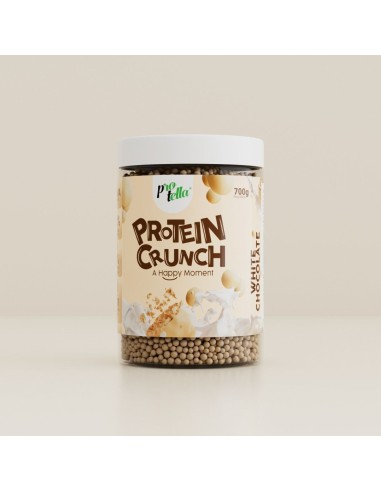 Protein Crunchies Bolitas Chocolate Blanco 550 Gramos Protella