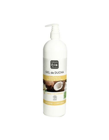 Gel De Ducha Exotico Vainilla-Coco 740 Mililitros Bio Naturabio Cosmetics