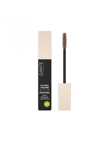 Mascara De Pestañas Volumen 02 Brown 8 Mililitros Sante Naturkosmetik