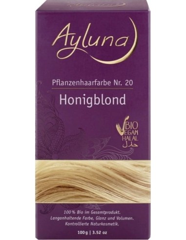 Colorante Vegetal 20 Rubio Miel 100 G de Ayluna