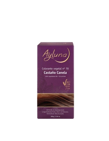 Colorante Vegetal 70 Castaño Canela 100 G de Ayluna