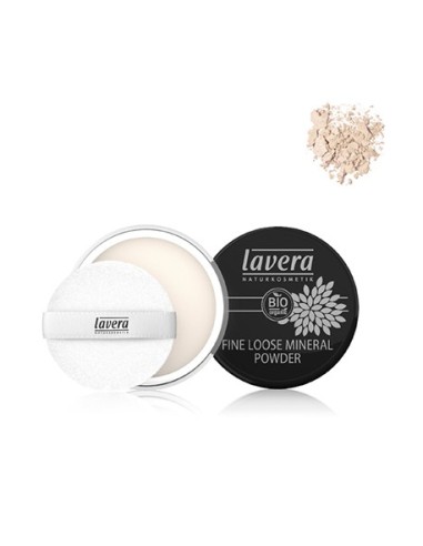 Maquillaje Polvo Mineral Fino Transparente 8 Gr de Lavera