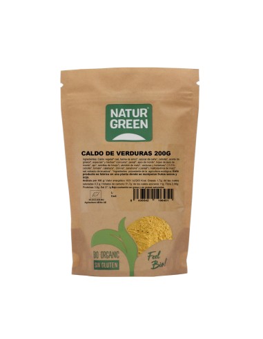 Caldo Verduras Bio 200 Gr de Naturgreen