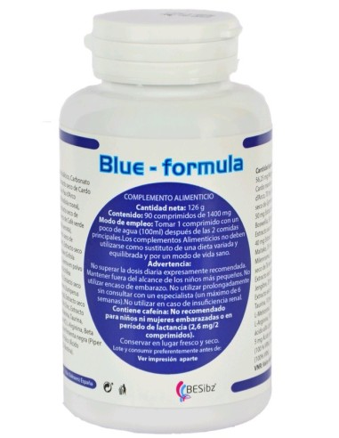 Blue Formula 60  Comprimidos de Besibz