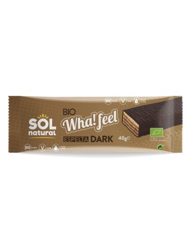 Wha! Feel Snack Bañado Espelta Cacao Bio 16 X 40 Gramos  Sol Natural