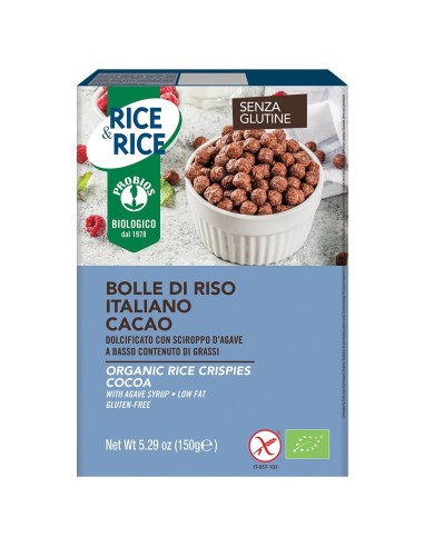 Bolitas De Arroz Choco Bio 150 Gr Sin Gluten de Rice&Rice