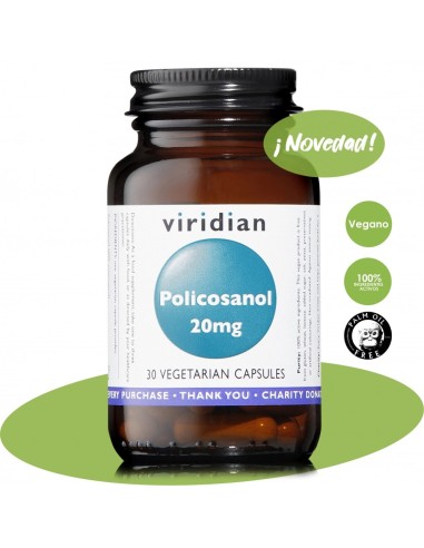 Policosanol 20Miligramos 30 Cápsulas Veg. Viridian