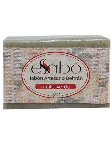 Jabon Natural Arcilla Verde 100 Gr de Essabo Artesano