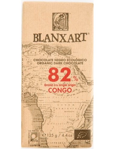 Chocolate Negro Congo 82% 125 Gr de Natursoy