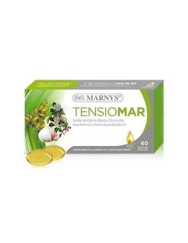 Tensiomar    Espino Blanco+ Ajo + Hoja De Olivo   60 Cápsulas  X 500 Mg Marnys