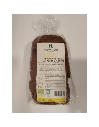 Molde De Trigo Con Nueces Y Pasas Eco 450 G de Horno De Leña