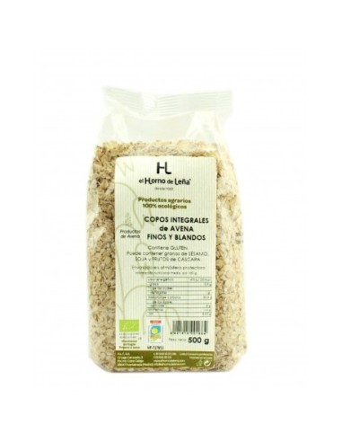 Copos Avena Int Finos Y Blandos Eco 500 G de Horno De Leña