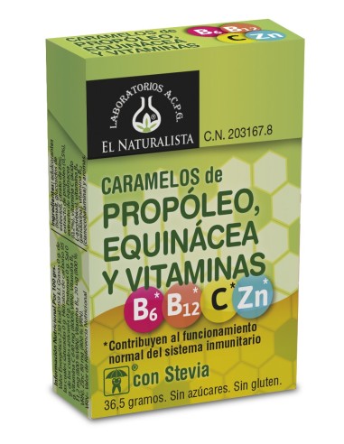 Caramelos De Propoleo + Equincea+Vitaminas 20 Ud de El Natur