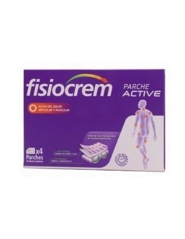 Fisiocream Parche Active 4 Unidades Fisiocrem