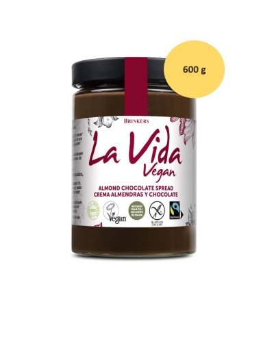 Crema Choco Almendras Vida Vegan 600G de La Vida Ve