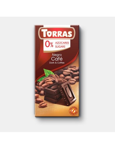 Chocolate Negro Con Cafe 75 Gr de Torras