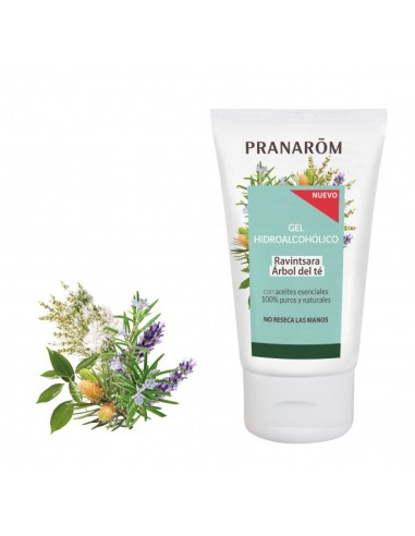 Gel Hidralcoholico Ravintsara/Arbol Del Te 500Ml de Pranarom