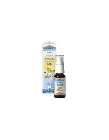 Flores De Bach Remedio Rescate Noche Spray Bio 20 de Bioflor