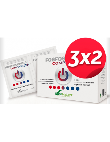 Pack 3x2 Fosfoserina Complex de Soria Natural