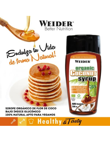 Weider Organic Coconut Syrup 250 ml