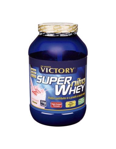 Victory Super Nitro Whey Fresa Banan 1 kg