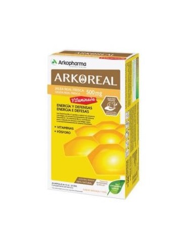 Arkoreal Jalea Real Vitaminada 20 Ampollas Arkopharma